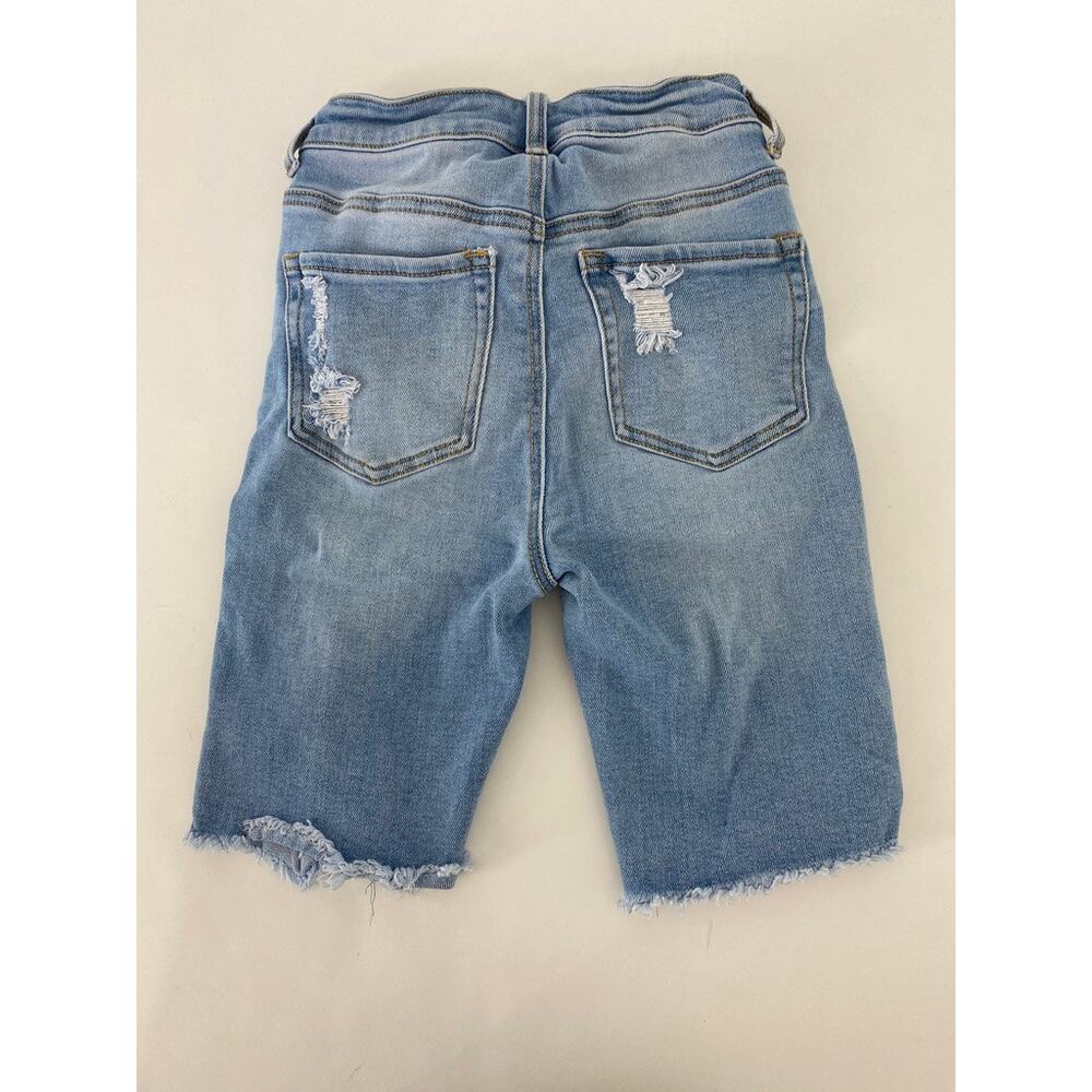 Wax Jeans Distressed Uber High Rise Cut-Off Jean Shorts Dirty Dancing - Sz Small - Picture 2 of 9